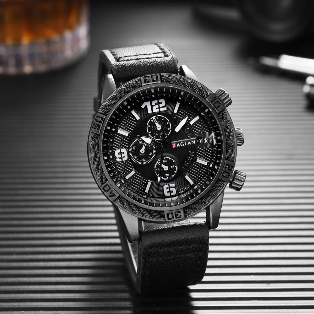 Retro Men's Sport Quartz Watch with Large Dial - Trendy Student Outdoor Fashion