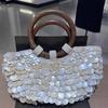 Spring And Summer High-End Pure Handmade Natural Shell Bag Fairy Handheld Girl Bag Niche Bag Personality Trend