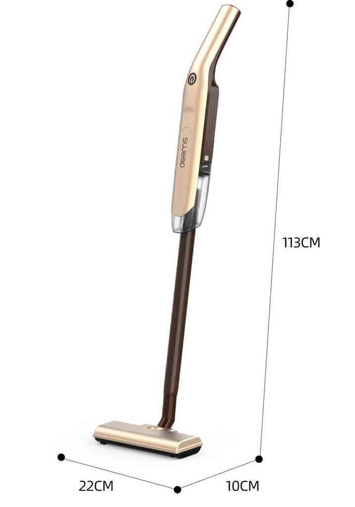 Cordless High-Power Vacuum Cleaner with Strong Suction and Push-Type Design, Portable and Multi-functional for Dust Removal.