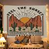 VIKAMA Summer Theme Tapestry Hawaiian Desert Camping Living Room Camper Decoration Room Decoration