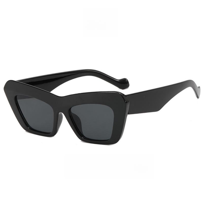 Triangle Cat's Eye Spring/Summer Bright Fashion Ladies Sunglasses Vintage Vacation Beach Accessories