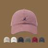 Cartoon Embroidered Logo 6 Panel Curved Brim Cotton Adjustable Daily Wear Sun Protection Baseball Cap