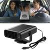 Autoscheinwerfer, 12V 150W Schnellheizung Windschutzscheibenentfroster und Enteiser, 2-in-1 tragbarer Heiz- und Lüfter, 360° drehbarer Heizlüfter