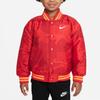 Nike Jacket With Striped Trim And Single-Breasted Buttons Kids Jackets University-Red FJ9685-657