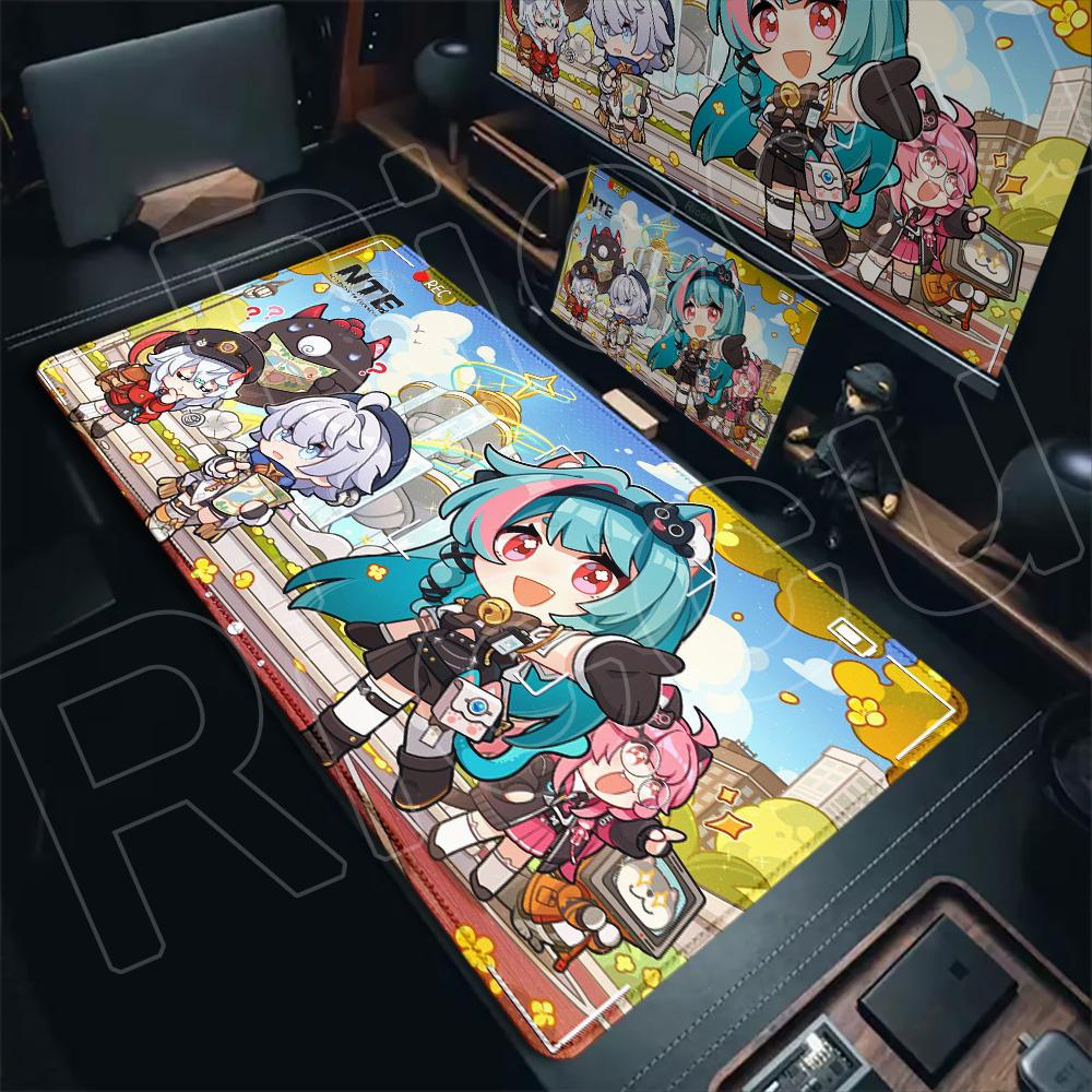HD XXL Mouse Pad Neverness To Everness NTE Girl Gaming Keyboard Mousepad Rug Office Computer Anime Gamer 40x90cm Desk Mat Carpet