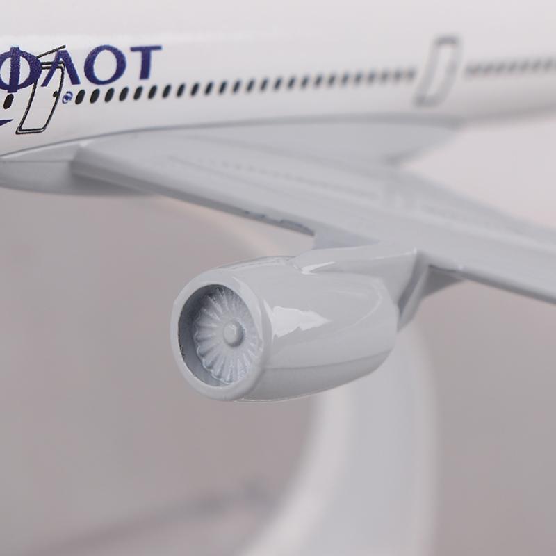 1 Set Alloy Metal Diecast Airplane Toy 16Cm Russian A350 Aircraft Model Children Kids Gift Miniature Plane For Collection