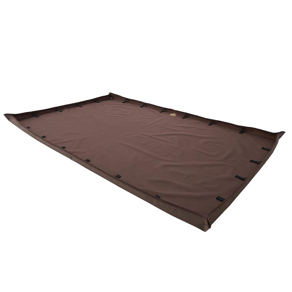 LOGOS Mudguard Tent Mat, Large, 71809747, Brown, Approx. 220cm Wide x 146cm Deep