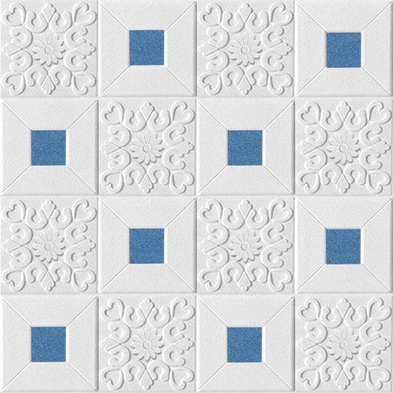 10pcs Foam 3D Roof Stickers Self-adhesive Ceiling Decorative Panels Waterproof Wallpaper Living Room Bedroom Home Decoration