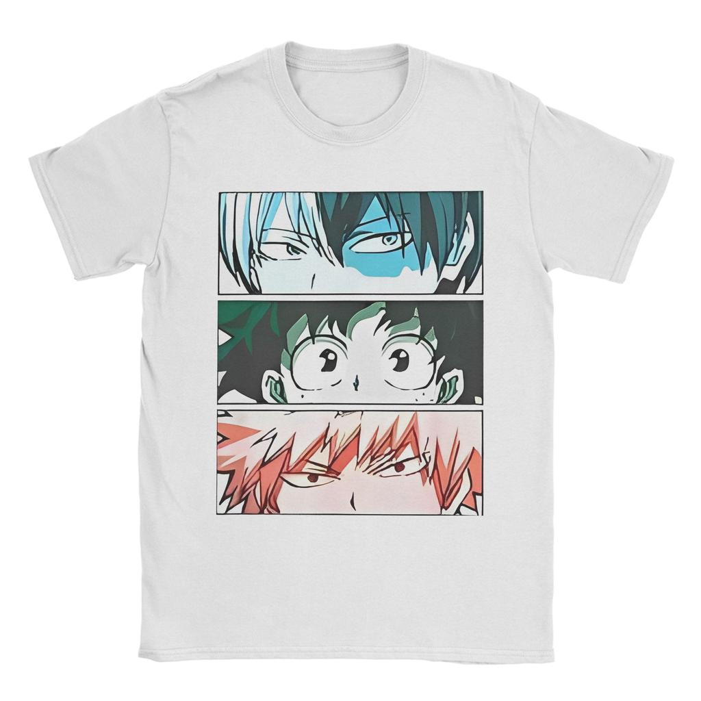 My Hero Academia Plus Ultra Gym T Shirts Men Women Pure Cotton Novelty T-Shirts Crew Neck  Tees Short Sleeve Clothes Printed