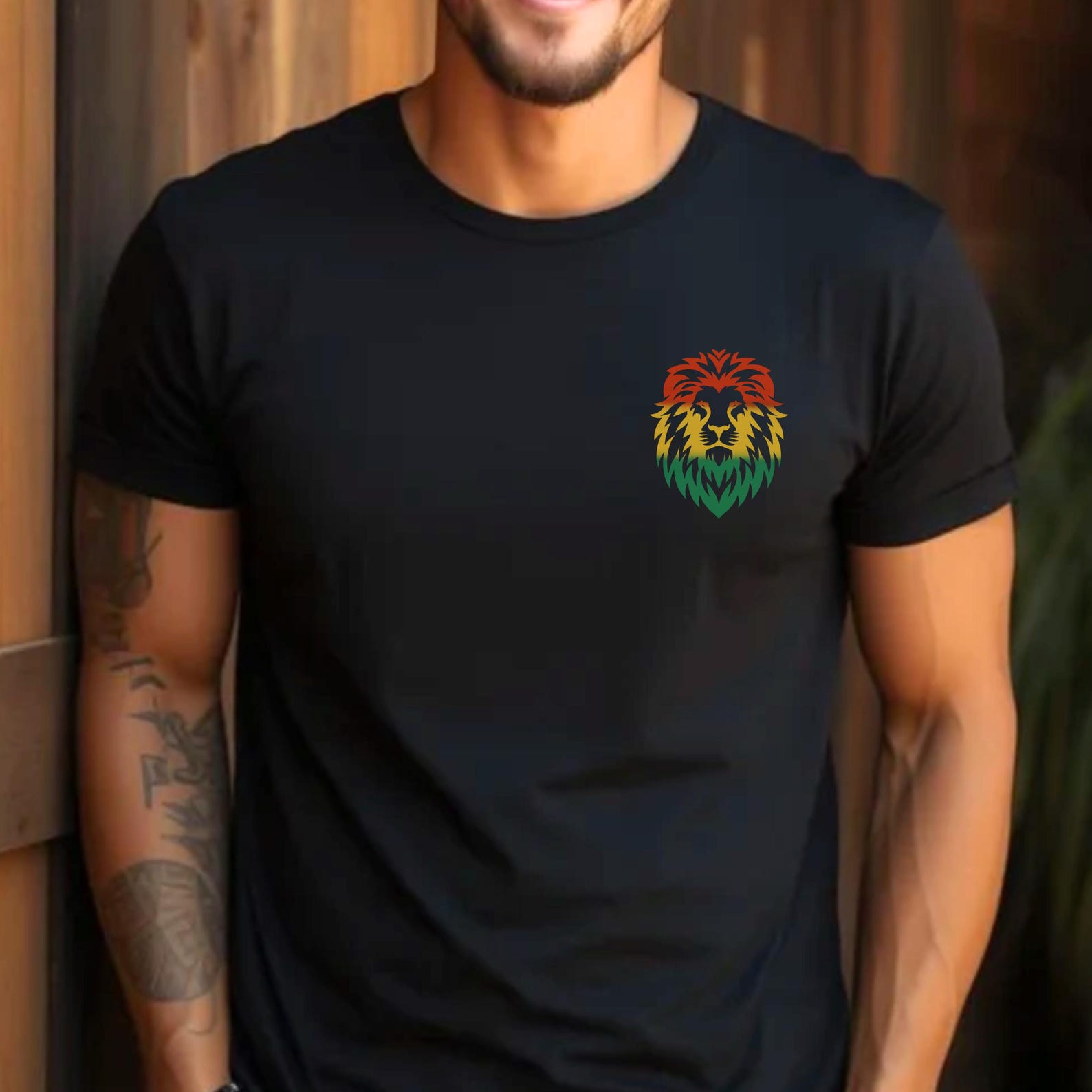 Rasta Lion of Judah Rasta T-Shirt, Vintage Reggae Music Tee, Rastafari Tee, Marley Shirt XL