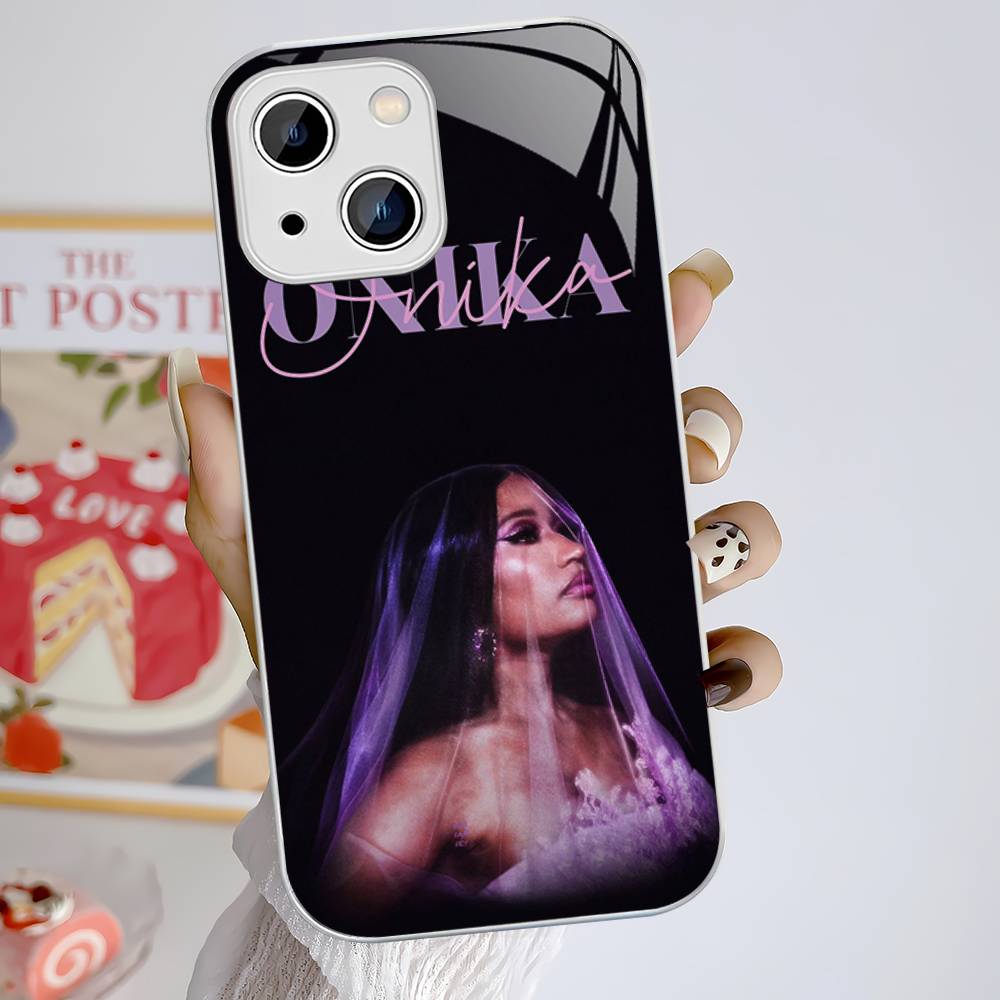 

Nicki Minaj Rapper For IPhone 14 13 12 Mini 11 Pro XS Max X XR 14 Plus Tempered Glass Cover iphone 12 mini