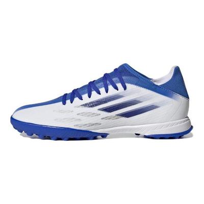 X Speedflow .3 Comfortable Lace-Up Turf Soccer Shoes Unisex Soccer Shoes White Blue GW7509