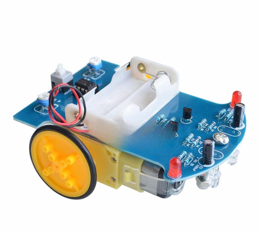 D2-1 Intelligent Line Tracking Car Kit: DIY Electronic Parts for Patrol Cars