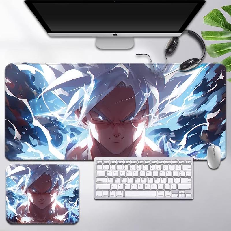 2025 Man Mouse Pad Super Popular Dragon Ball Mouse Pad Son Goku Printing Pattern Large Gaming Keyboard Office Desk Mat Super Saiyan Animation Desk Mat