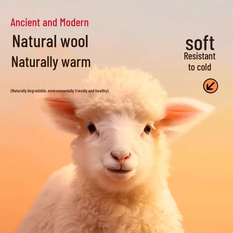 GUJIN Herren Thermounterwäsche-Set mit hohem Kragen aus Seide-Wolle-Mischung