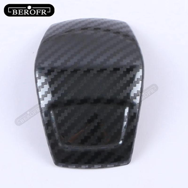 For KAMIQ GT Car Gear Head Shift Knob Handle Cover Trim Sticker Shift head cover Carbon fibre Carbon fiber