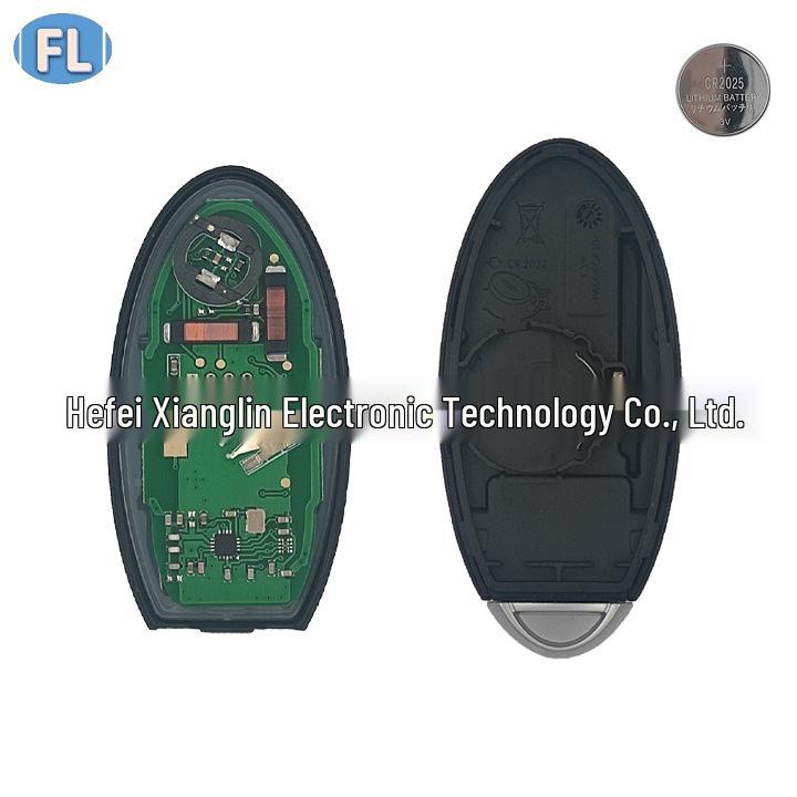 Compatible 3-Button Smart Key Fob for 2019 Teana Sedan with 433MHz 4A Chip and Light (KR5TXN1)