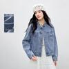 Women's Stand Collar Denim Jacket