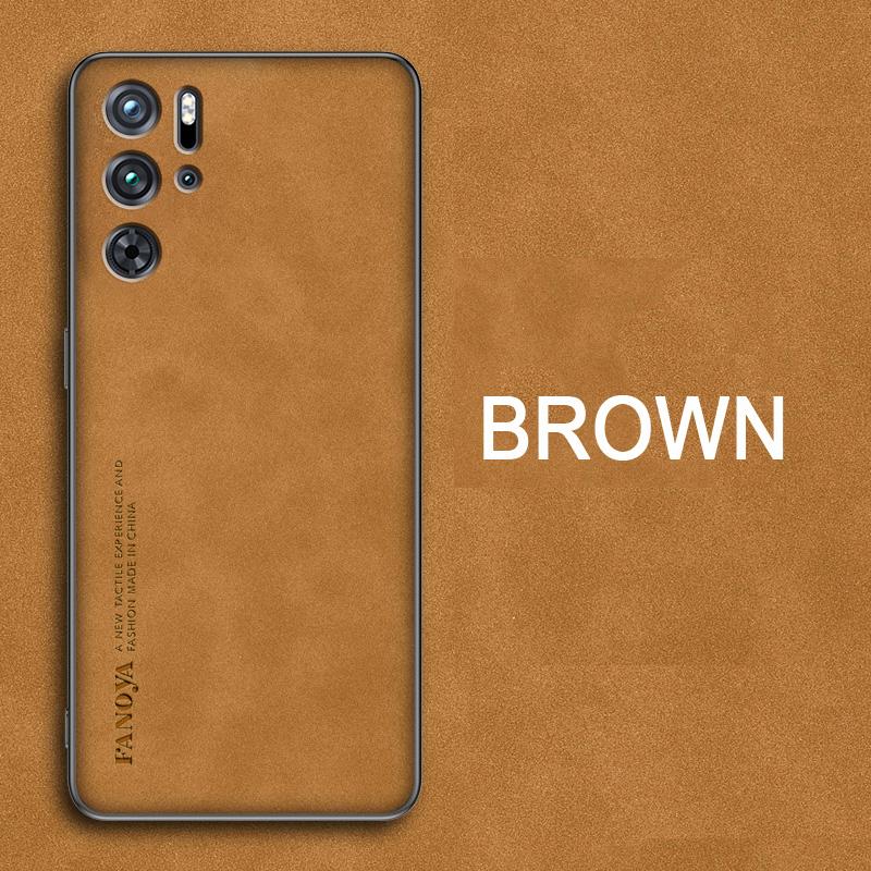 Skinsheep Leather Phone Case For Red Magic 9S Pro Plus Matte Soft Silicone Bumper Full Protection Back Cover For Nubia RedMagic 9 Pro Plus