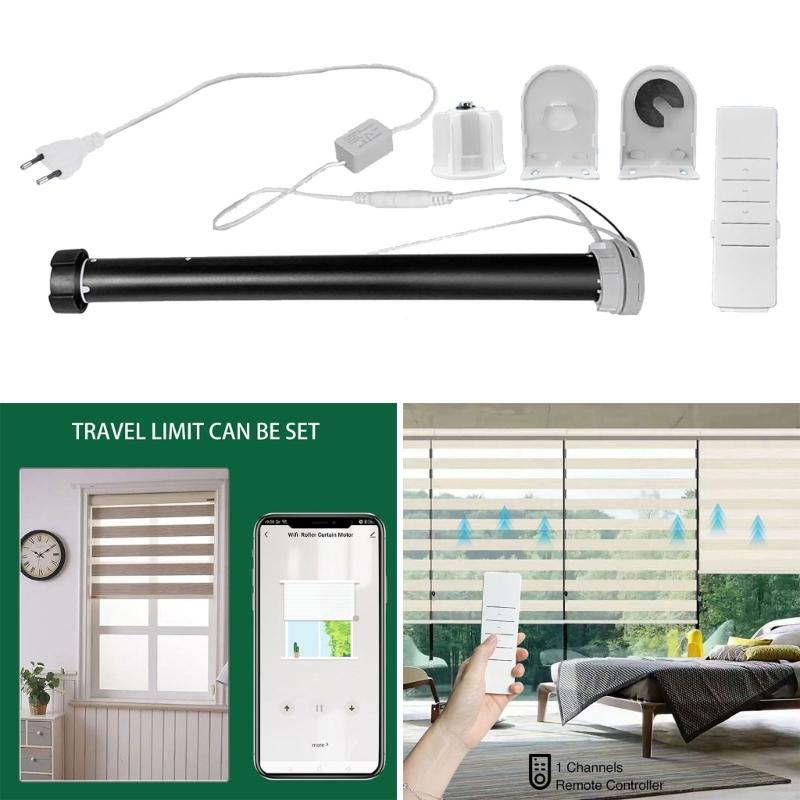 Intelligent Window Shade Motor with Programmable Timer Feature Advanced Roller Shade Automation Motor Simple Installs