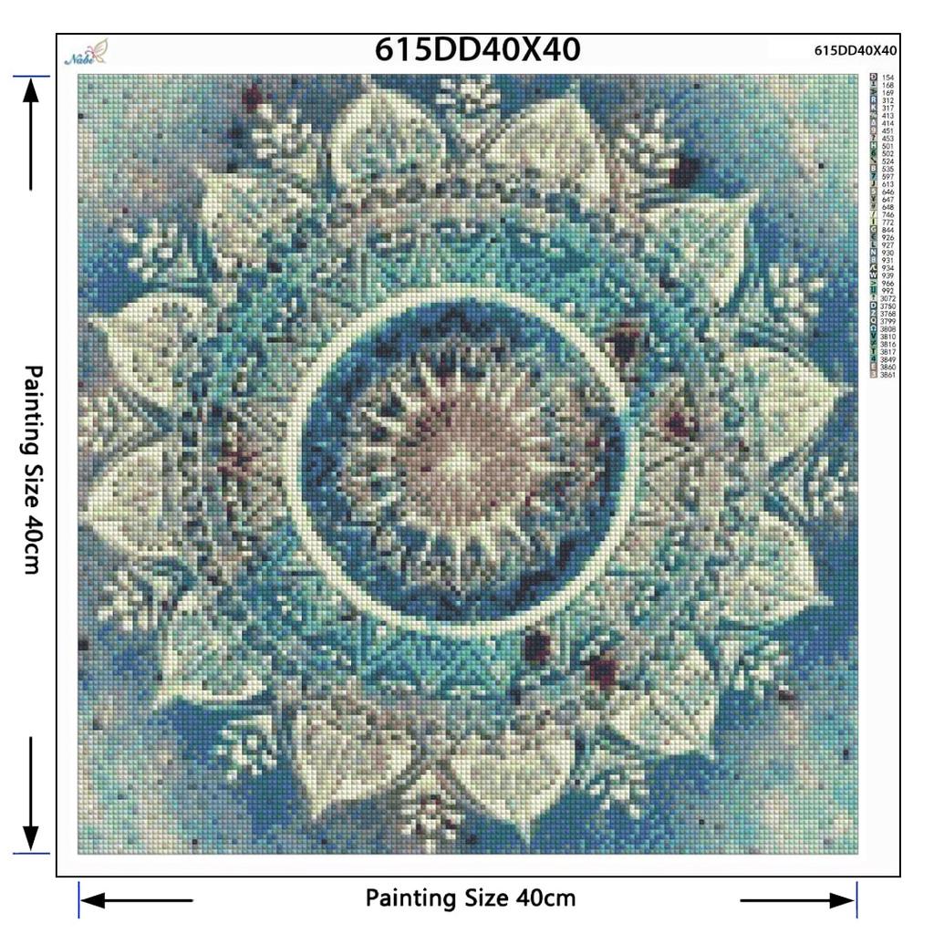 5D Diy Diament Malarstwo Cross Stitch Mandala Wystrój domu Pełne cyrkonie Wkładka Diamentowy haft