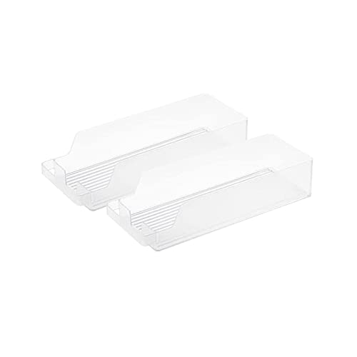 

Yamazaki Refrigerator Can Stocker (Set of 2) - Tower Refrigerator Storage, White, 5766 x 2