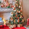 A set/12PCS Gingerbread Man Gnomes Wooden Pendants New Year Gift Home Table Decor Xmas Tree Hanging Ornament for Home