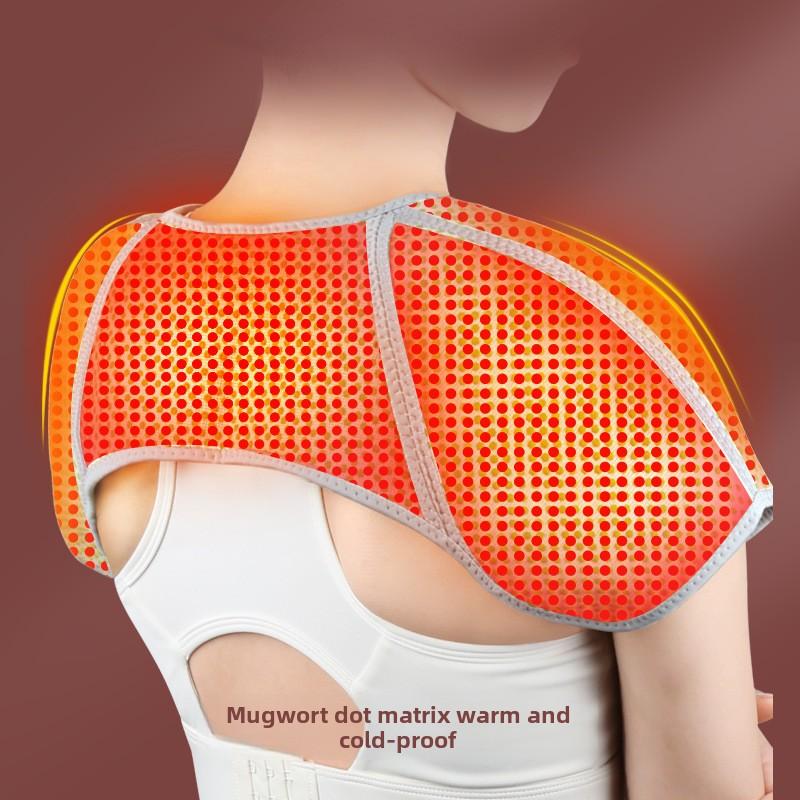 Warm and Fleece Shoulder Pads, Warm and Cold-proof Around The Shoulder, Four-season Sweat-absorbing Wormwood Thickened Shoulder Pads