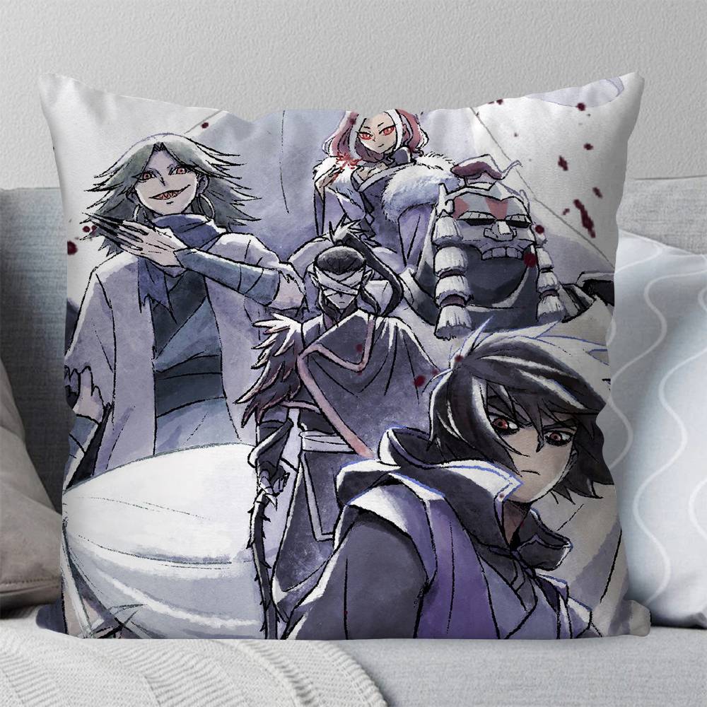Anime SScissor Seven Pillow Case Fashion Square Pillowcase Bedroom Sofa Room Ins Decoration Leisure