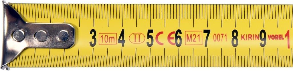 Roll Tape Measure 10M X 25 MM 10065 VOREL