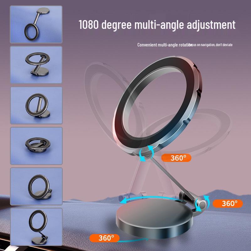 2025 Car Magnetic Phone Holder with Suction Cup & 360° Rotation