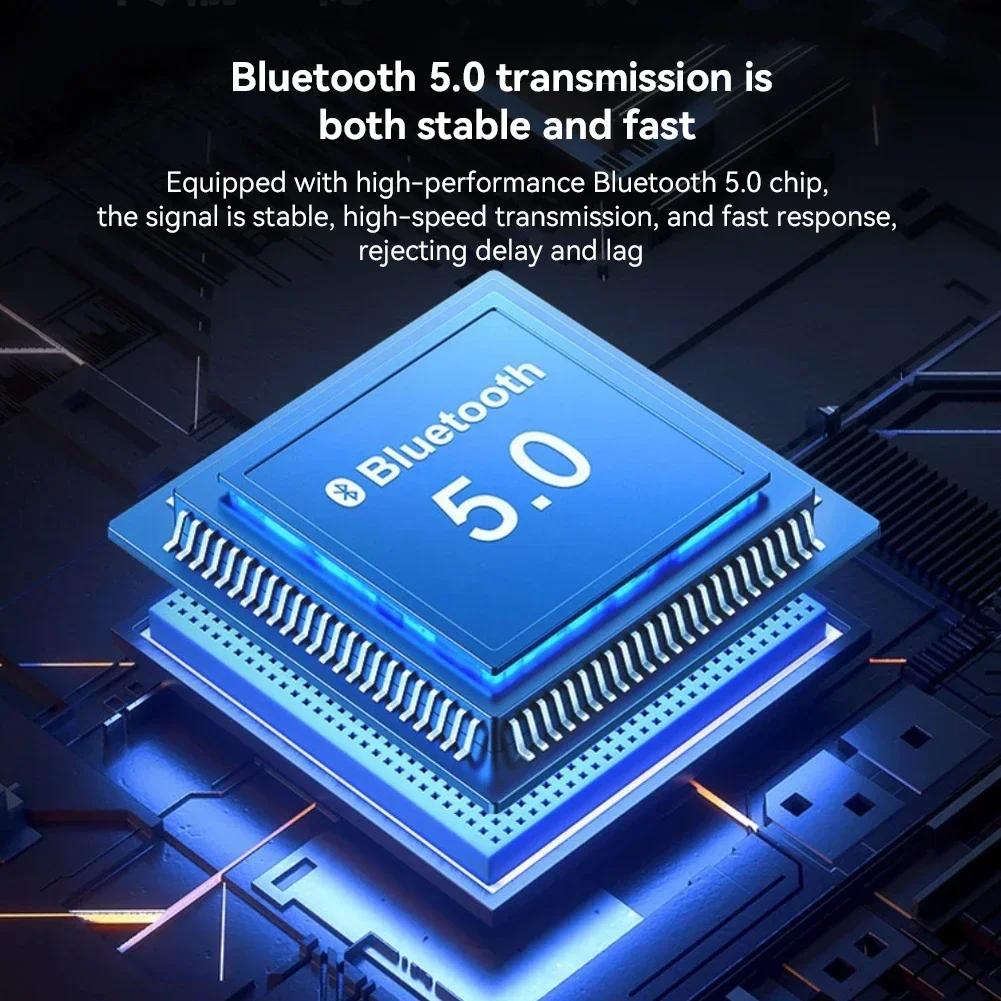 2 in 1 Wireless CarPlay&Android Auto Wired to Wireless Adapter Smart USB Dongle USB&Type-C Dual Connector Fast Connect