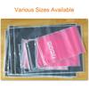 HARFINGTON 50pcs Frosted Zipper Plastic Bags for Clothing, 9.8x11.8-inch Reclosable Zip Poly Shipping Bags for Clothes, Art Prints, Brochure,