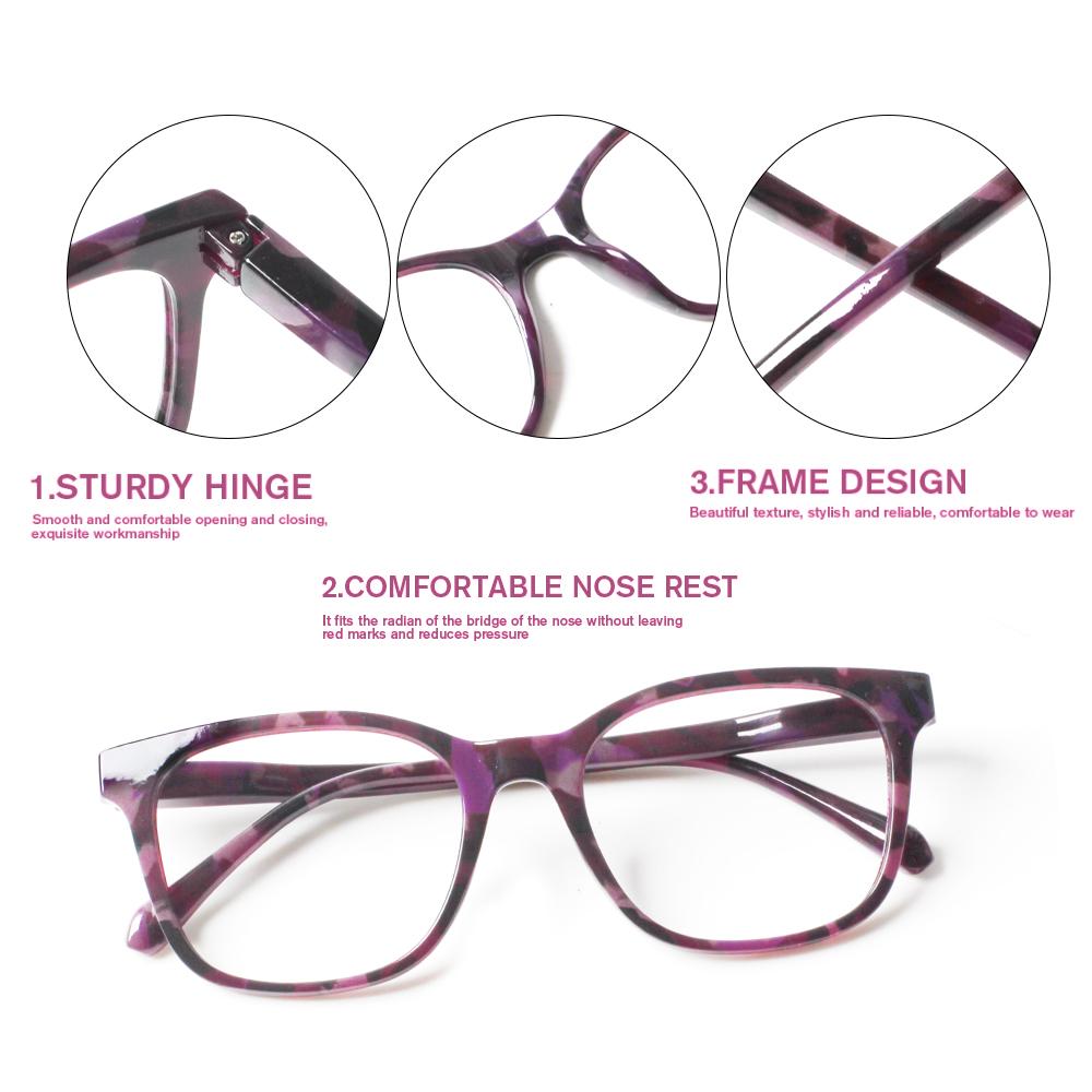 TUREZING Flexible Spring Hinge Women Men Anti Blue Light Premium Grade Diopter Glasses Presbyopia Eyeglasses Reader Di+opter 0 To +40