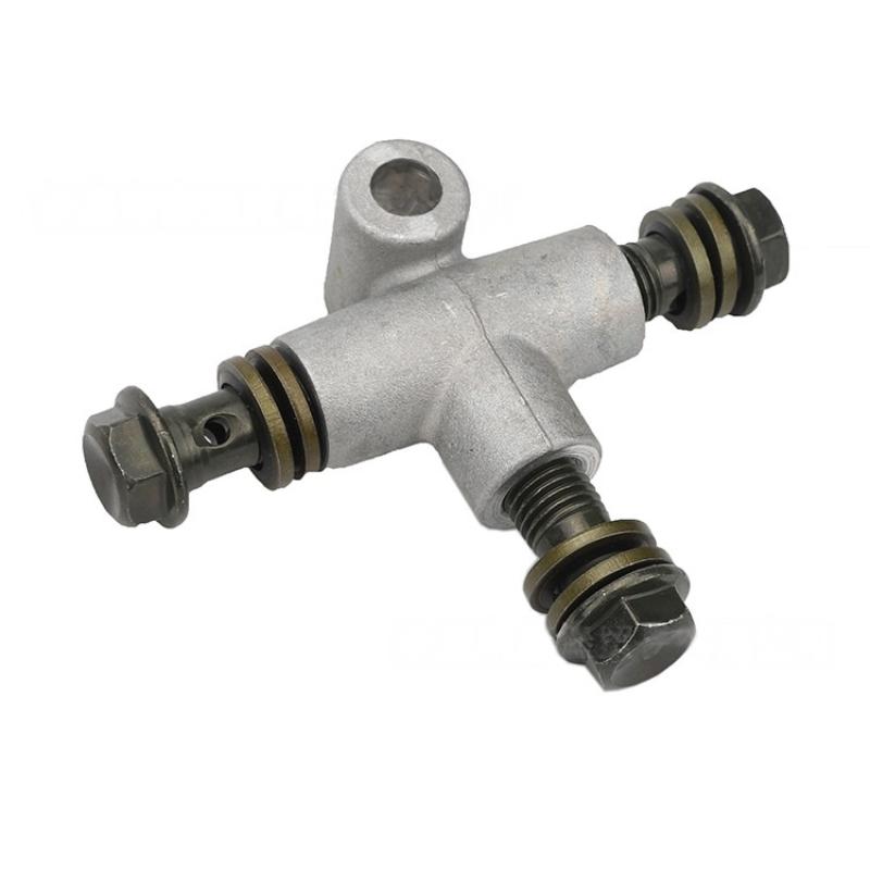 1Pcs Beach Bike Diy Accessories Hydraulic Brake Hose Pipe Fitting Connector 3-Way T Adapter For Atv Kart M10 X 1.25