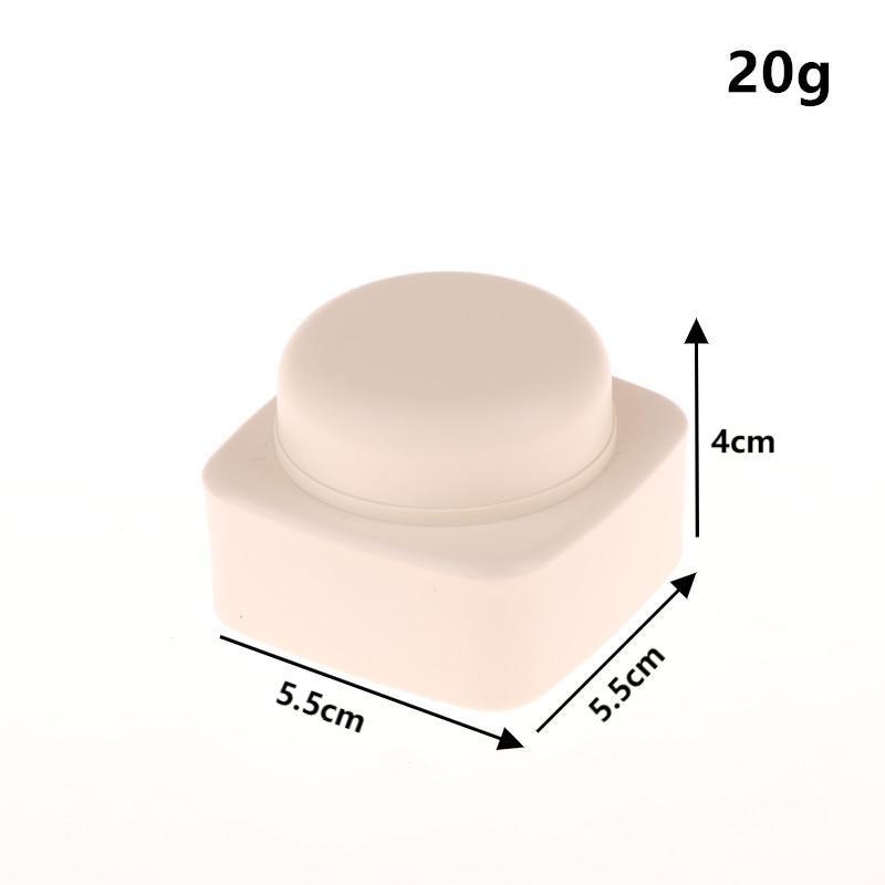 5/20G Empty Plastic Nail Art Cosmetic Square Containers Jar Face Cream Pot Nail Gel Powder Box Makeup Lotion Tool Packaging