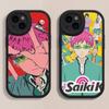 Anime Saiki Kusuo Phone Case For IPhone 16 15 14 11 12 13 Pro Max Plus Back Leather Shell