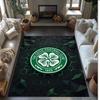 Tappeto Morbido Antiscivolo per Interni con Motivo Calcio Celtic FC, Tappetino Decorativo Sportivo per Camera da Letto