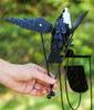 Repelente de Pájaros Águila Hierro de Simulación Veleta Giratoria Decoración Adorno para Patio Parque