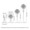 Quiet Airs Circulator Fan For Bedroom Height Adjustables Ultra-Quiet Operation Fan For Summer