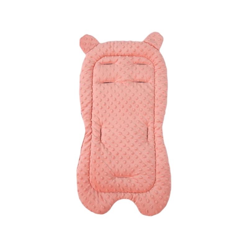 

Infant Car Seats Cushions Soft Headrest Pad Newborns Head Neck Support Cushions Dotted Pattern Pad for Strollers & Prams рожевий