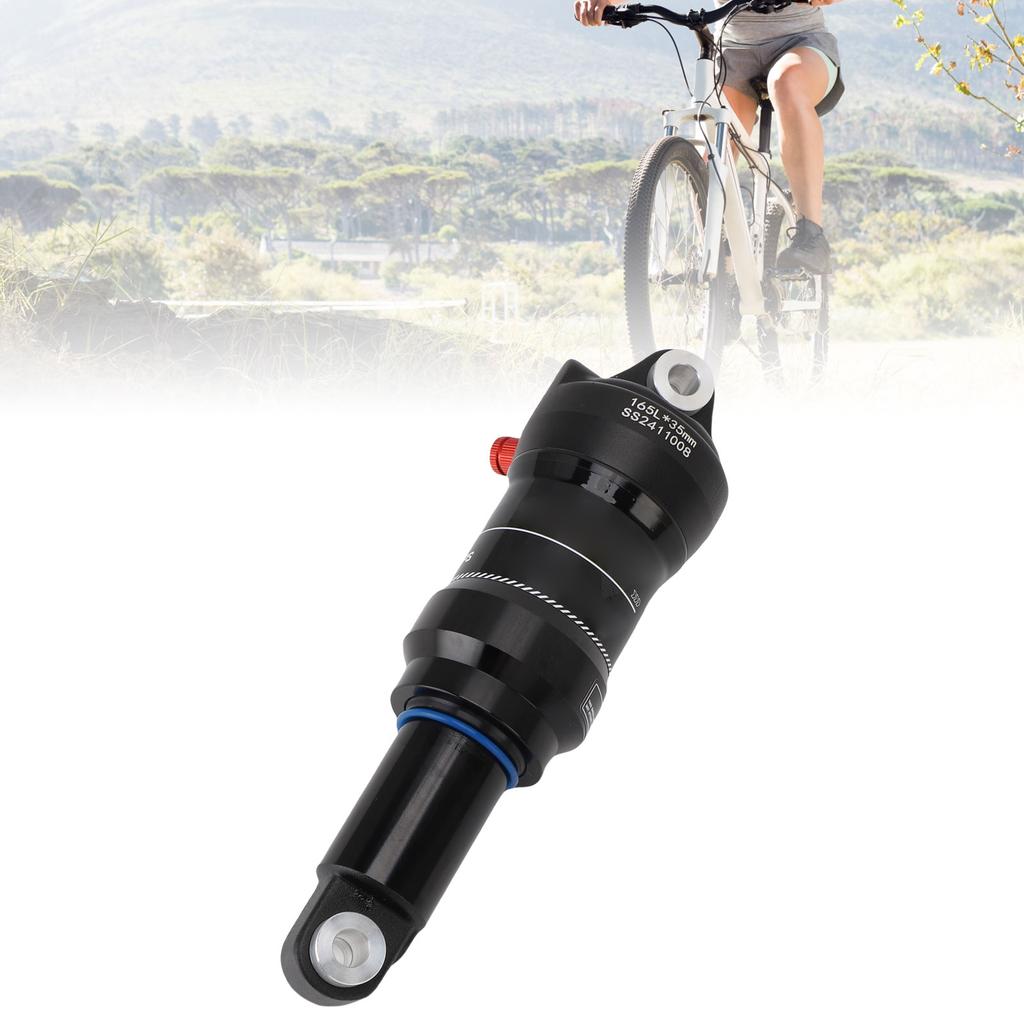 Bike Rr Shock Aluminum Alloy 165mm Lightweight   Pressure Rr   for Mountain Bikes Electric Downhill Bikes