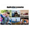 Wind Up Solar Radio Emergency Hand Crank Radio with Flashlight Power Bank and SOS Alarm for Outdoor Camping Hiking