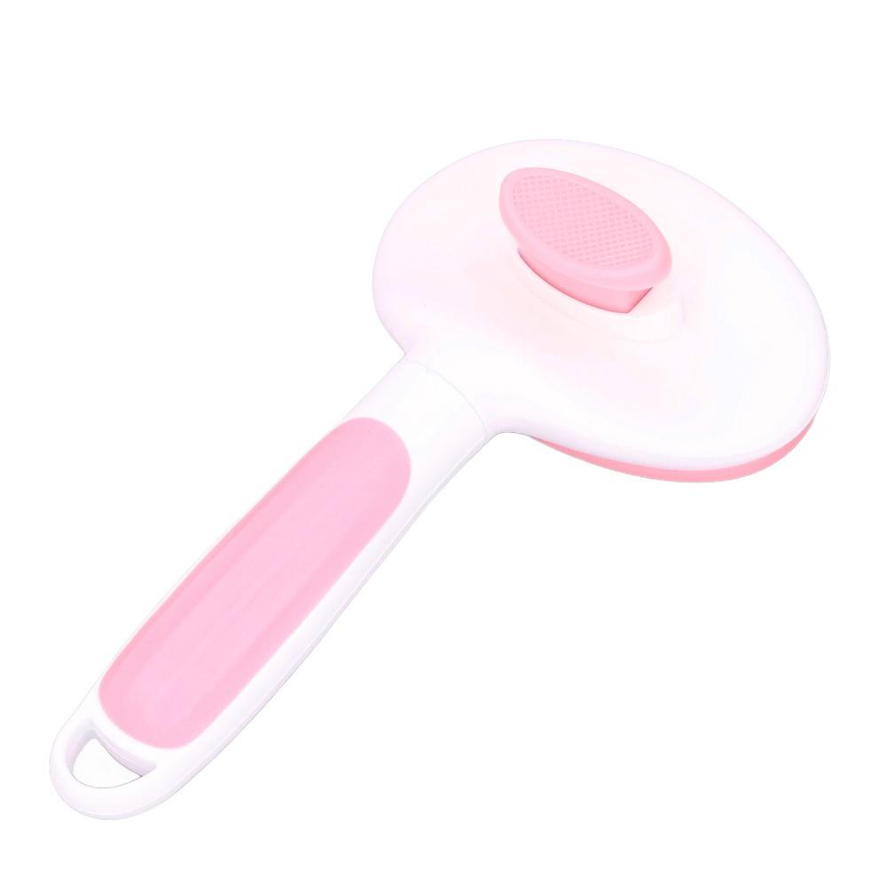 Single Button Hair Release Dog Brush Dense Tooth Hair Remover Brush Pet Comb Home Pet Hair Clean