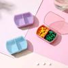 Travel Portable Pill Medicine Drugs Case 2 Grid Mini Pill Cases Pill Box Daily Case Vitamin Holder Organizer Container