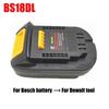 Portable Battery Converter Adapter PC Electric Power Tool for Milwaukee/Dewalt/Makita/Bosch