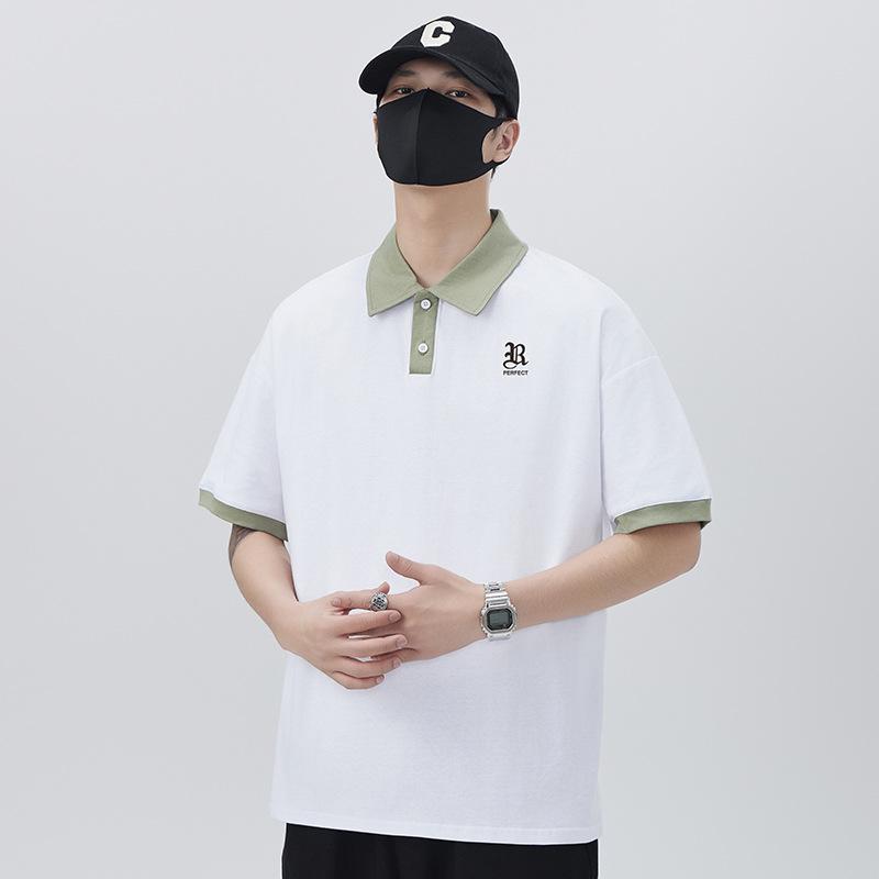 Updated Summer Thin Breathable Short-sleeved T-shirt Lapel POLO Lapel Top