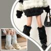 Autumn and Winter Warm Socks Faux Fur Leg Warmers Boot Covers For Women Girls Fashion Thermal Socks Cold Weather Accessories