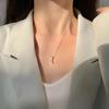Linked Necklaces Are Cold and Individualistic Women's Simple Collarbone Chains Light Luxury Niche Temperament
