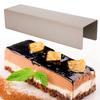 Nepřilnavá forma na pečení z uhlíkové oceli ve tvaru U obdélníková brusinková forma do kuchyně(Krátký typ )